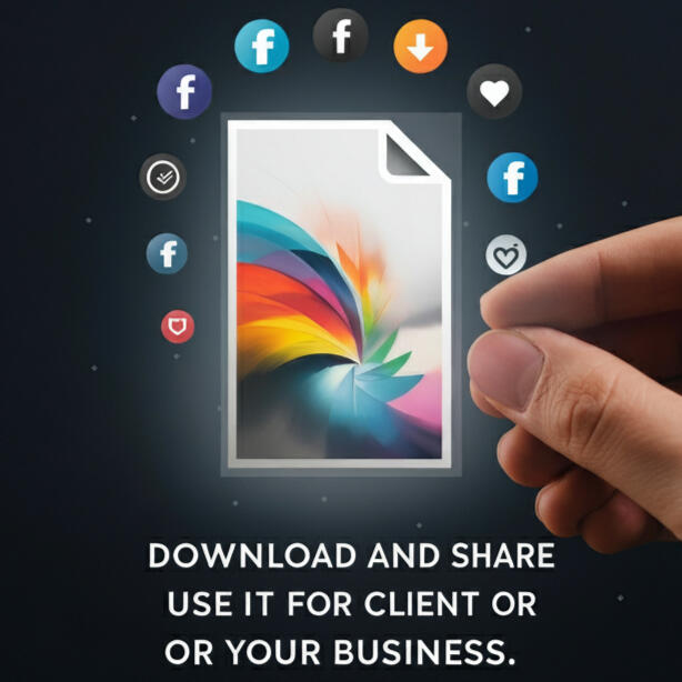 Step 4: download and share – Save your design and start using it right away for clients or your business.